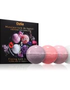 Delia Cosmetics Fizzing Bath Bombs Floral Mix подаръчен комплект за вана 4x100 гр.