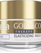 Delia Cosmetics Gold & Collagen Therapy дневен крем увеличаващ еластичността на кожата 50 мл.