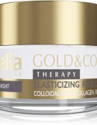 Delia Cosmetics Gold & Collagen Therapy нощен крем увеличаващ еластичността на кожата 50 мл.