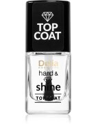 Delia Cosmetics Hard & Shine горен лак за нокти с дълготраен ефект 11 мл.