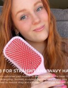 Denman Detangling D38 The Detangling & Styling Paddle голяма плоска четка за дълга коса Pink Crush 1 бр.