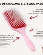 Denman Detangling D38 The Detangling & Styling Paddle голяма плоска четка за дълга коса Pink Crush 1 бр.