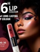 Dermacol 16H Lip Colour дълготрайно червило и гланц за устни цвят 35 Sugar Plum 2x4 мл.