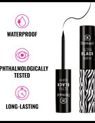 Dermacol Black Sensation Ultra Black течни очни линии цвят Black 2.8 мл.