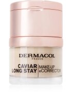 Dermacol Caviar Long Stay дълготраен фон дьо тен с екстракт от хайвер и коректор за несъвършенства цвят 1 Pale 30 мл.