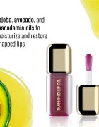 Dermacol Diamond Lip Oil тониращо олио за устни с увеличаващ ефект цвят 06 Berry Bloom 4 мл.