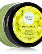 Dermacol Face & Lip Peeling Grape дълбоко почистващ пилинг за устни и скули 50 мл.