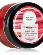 Dermacol Face & Lip Peeling Rhubarb захарен пилинг за устни и скули 50 мл.