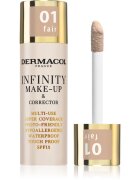 Dermacol Infinity високо покривен фон дьо тен SPF 15 цвят 01 Fair 20 гр.