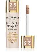 Dermacol Infinity високо покривен фон дьо тен SPF 15 цвят 2.5 Vanilla 20 гр.
