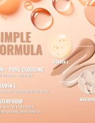 Dermacol Infinity високо покривен фон дьо тен SPF 15 цвят 2.5 Vanilla 20 гр.