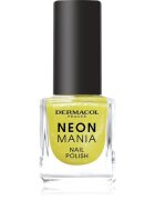 Dermacol Neon Mania лак за нокти цвят 4 Lemon pop 5 мл.