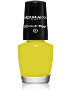 Dermacol Neon неонов лак за нокти цвят 43 Gold Digger 5 мл.