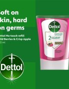 Dettol Energise Liquid Hand Wash Wild Berries & Crisp Apple пълнител за безконтактен дозатор за сапун 250 мл.