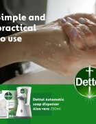 Dettol Soft on Skin Aloe Vera безконтактен дозатор за сапун 250 мл.