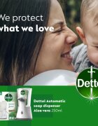 Dettol Soft on Skin Aloe Vera безконтактен дозатор за сапун 250 мл.