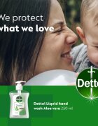 Dettol Soft on Skin Aloe Vera течен сапун за ръце 250 мл.