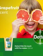 Dettol Soft on Skin Kids Fun Maker пълнител за безконтактен дозатор за сапун 250 мл.