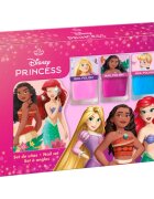 Disney Princess Nail Set комплект лак за нокти за деца 3y+ Pink Blue Pink 3x4.5 мл.