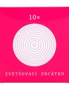 Diva & Nice Cosmetics Accessories Mirror увеличително огледало с вакуум лепки (90 mm) 1 бр.