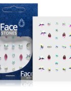 Diva & Nice Cosmetics Face Stones лепенки за лице Pink Tears 35 бр.