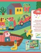 DJECO Thick Removable Stickers Animals стикери 12m+ 1 бр.