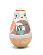 DJECO Wood Roly-Poly Owl играчка 10m+ 1 бр.