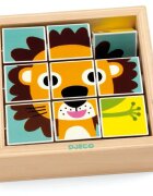 DJECO Wooden Block Puzzle Animals играчка сортер 2y+ 1 бр.
