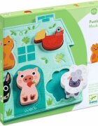 DJECO Wooden Block Puzzle Mouki пъзел 12m+ 1 бр.