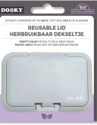 Dooky Reusable Lid Grey Card капаче за мокри кърпички 1 бр.