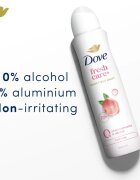 Dove 0% ALU Fresh Rose антиперспирант-спрей без алуминий 150 мл.