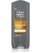 Dove Men+Care Sandalwood&Vanilla душ гел за лице тяло и коса за мъже 400 мл.
