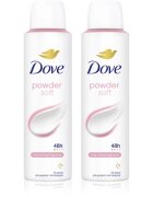 Dove Powder Fresh антиперспирант спрей 2x150 мл.