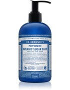 Dr. Bronner’s Peppermint течен сапун за тяло и коса 355 мл.