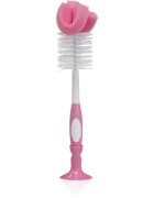 Dr. Brown's Bottle Brush четка за почистване на шишета и биберони Pink 1 бр.