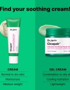 Dr. Jart+ Cicapair™ Intensive Soothing Repair Gel Cream гел-крем за чувствителна кожа със склонност към почервеняване 50 мл.