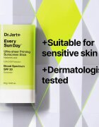 Dr. Jart+ Every Sun Day™ Ultra-Sheer Priming Sunscreen Stick SPF30 слънцезащитен крем в стик SPF 30 19 гр.
