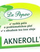 Dr. Popov Akneroll with tea tree концентрат за проблемна кожа против несъвършенствата на акнозна кожа 6 мл.