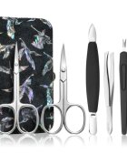 DuKaS Premium Line Solingen 126 комплект за маникюр + калъф Silver Birds