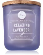 DW Home Signature Relaxing Lavender ароматна свещ с дървен фитил 340 гр.