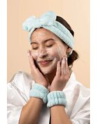 EcoTools Cleansing Headband & Wristband Set комплект за премахване на грим и спа лента за глава