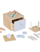 eliNeli Educational Box 3 in 1 комплект играчки от дърво 1 бр.
