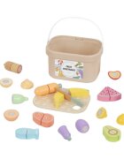 eliNeli Fruit Vegetables комплект играчки от дърво 1 бр.