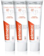 Elmex Caries Protection Complete Care освежаваща паста за зъби за цялостна защита на зъбите 3x75 мл.