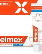 Elmex Caries Protection Gentle White избелваща паста за зъби с флуорид 3x75 мл.