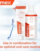 Elmex Caries Protection Gentle White избелваща паста за зъби с флуорид 3x75 мл.