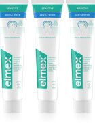 Elmex Sensitive Protection Gentle White паста за естествено бели зъби 3x75 мл.