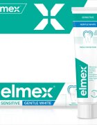 Elmex Sensitive Protection Gentle White паста за естествено бели зъби 3x75 мл.