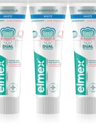 Elmex Sensitivity + Gum Strenght Whitening паста за зъби за чувствителни зъби 3x75 мл.
