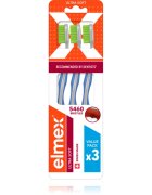 Elmex Swiss Made четки за зъби ултра софт Yellow + Blue + White 3 бр.